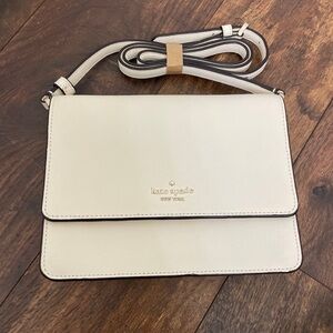 NWOT Kate Spade Mini Crossbody Leather Bag Cream